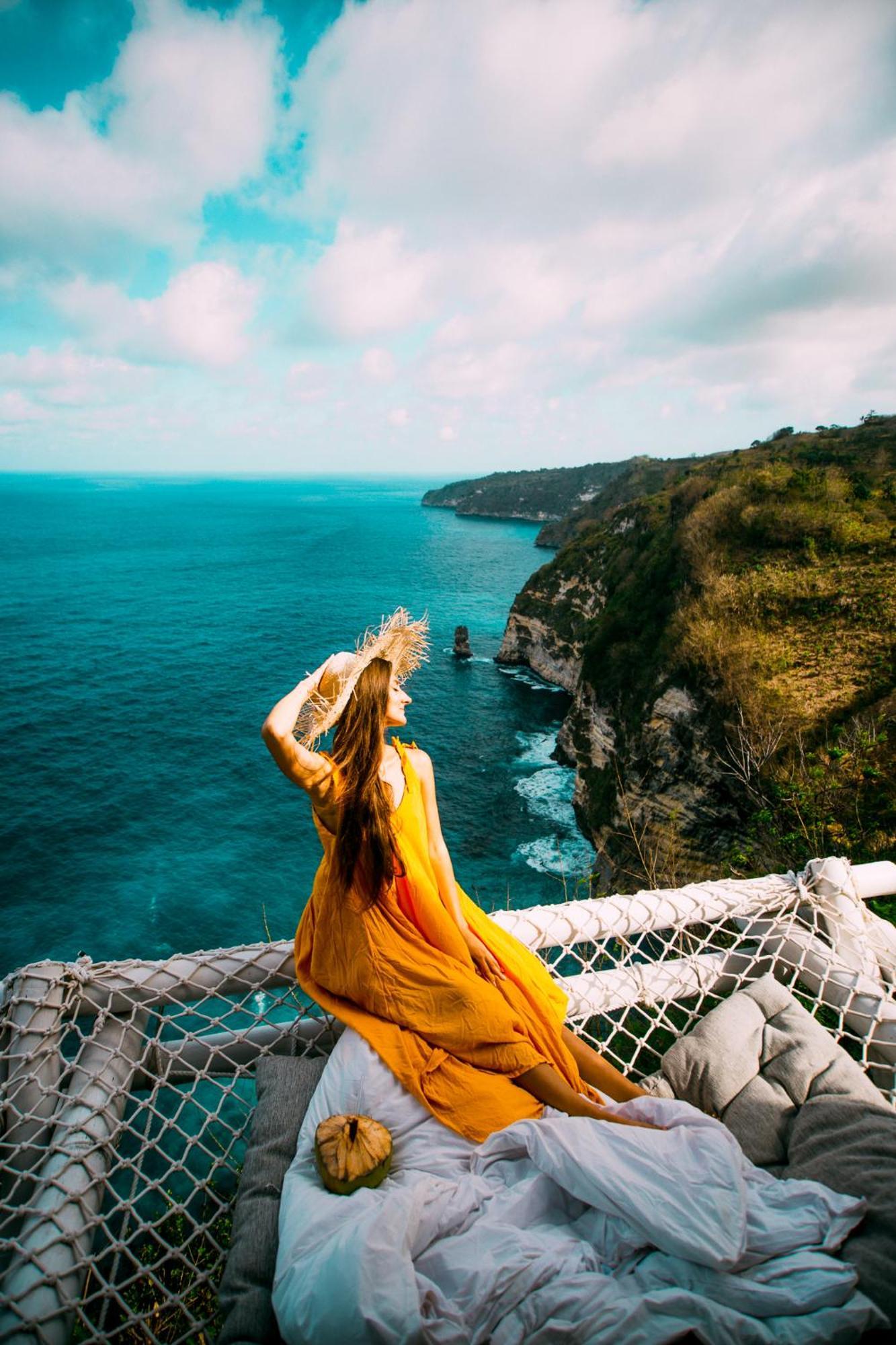 Tropical Glamping Nusa Penida Diamond Beach - Cliff Side Edge Polilit エクステリア 写真