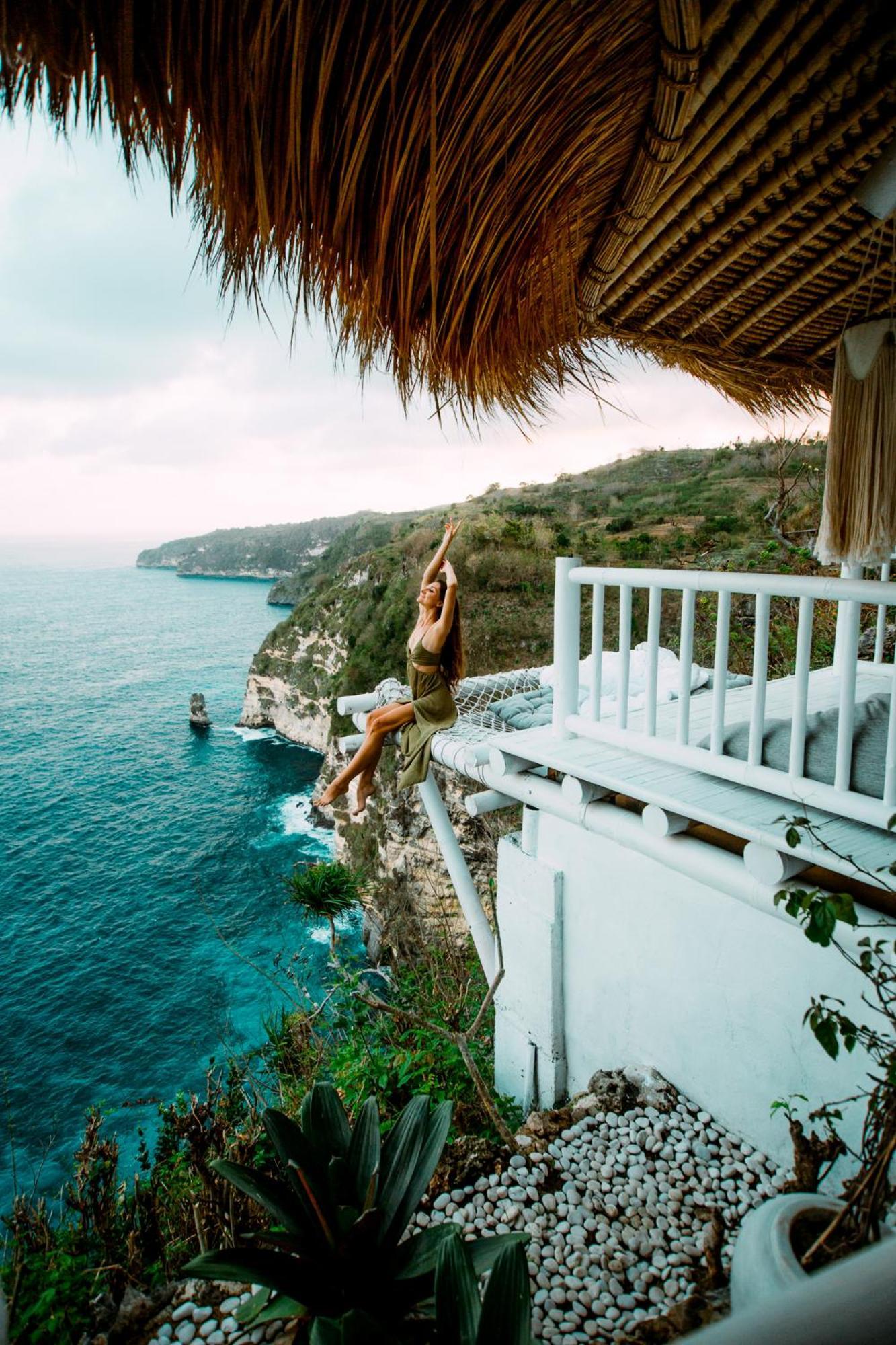 Tropical Glamping Nusa Penida Diamond Beach - Cliff Side Edge Polilit エクステリア 写真
