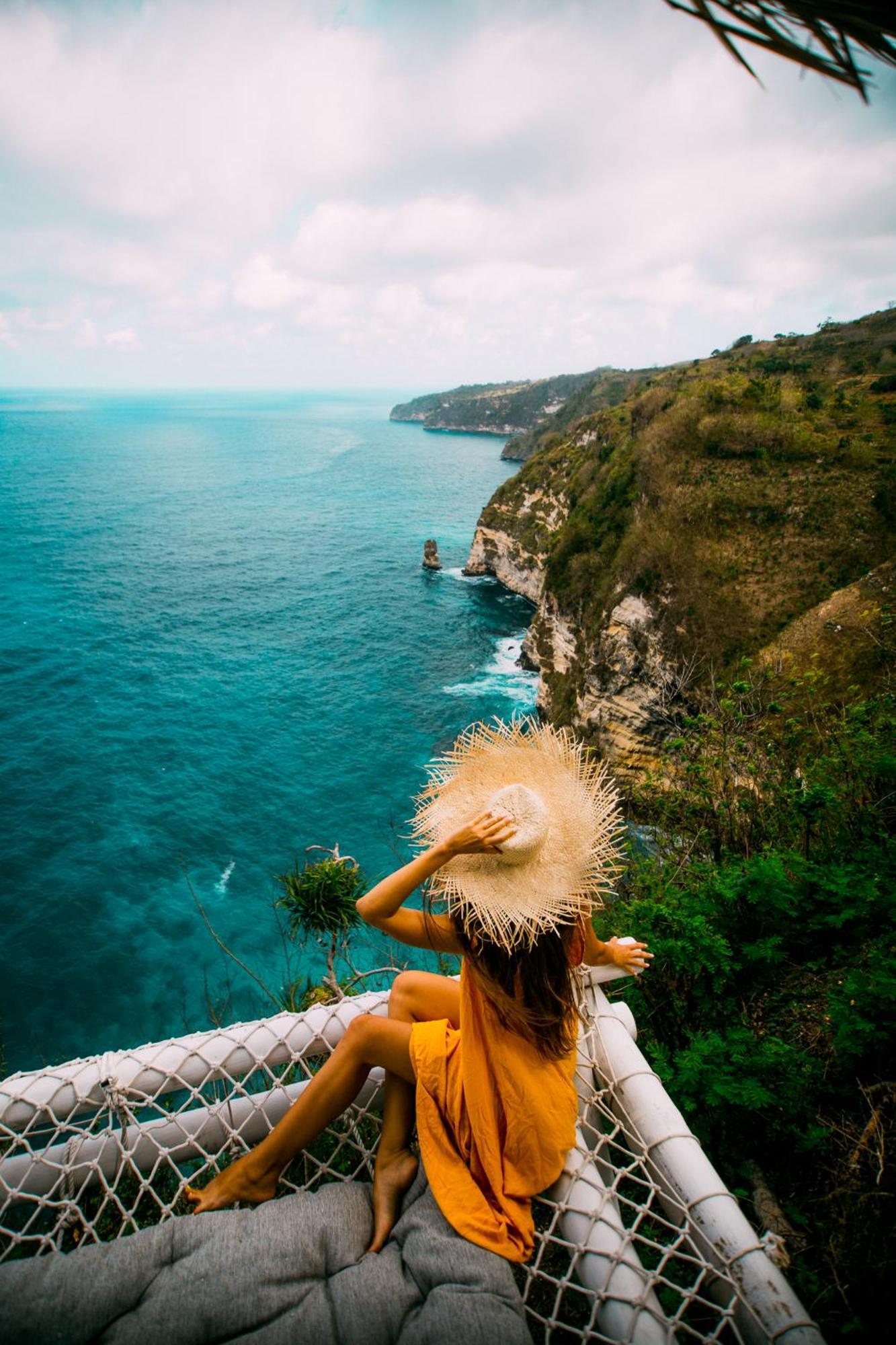 Tropical Glamping Nusa Penida Diamond Beach - Cliff Side Edge Polilit エクステリア 写真
