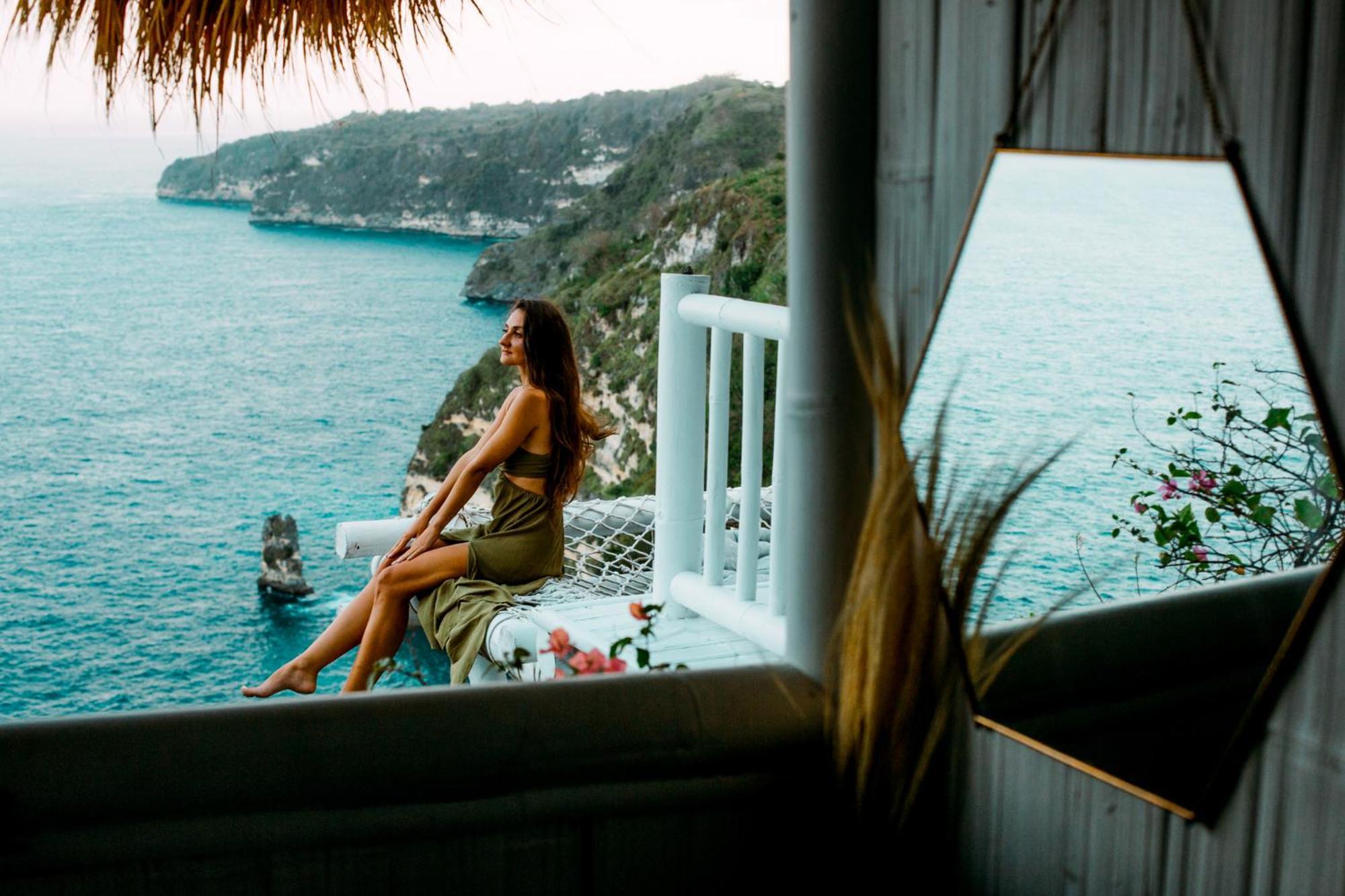 Tropical Glamping Nusa Penida Diamond Beach - Cliff Side Edge Polilit エクステリア 写真
