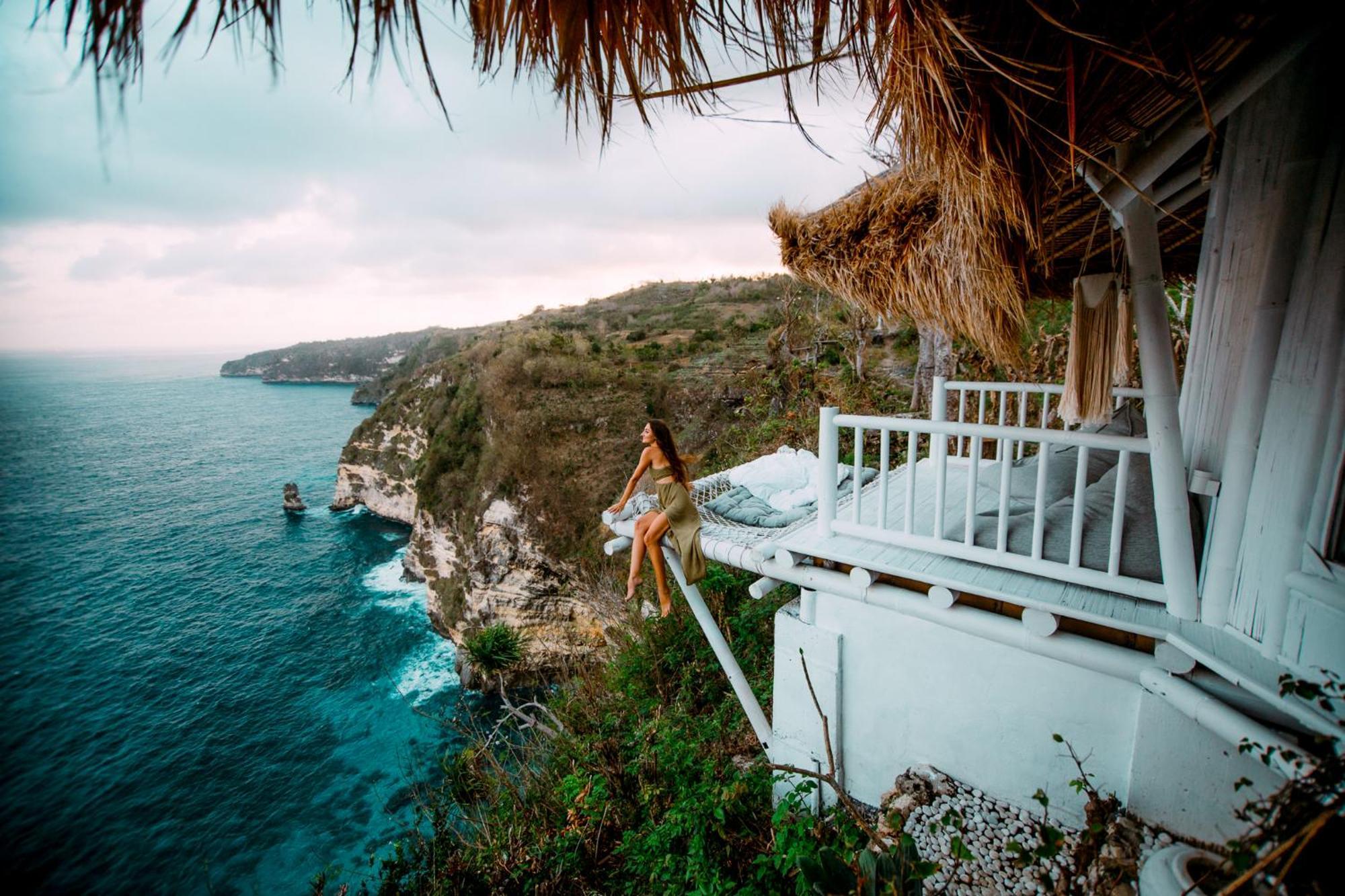 Tropical Glamping Nusa Penida Diamond Beach - Cliff Side Edge Polilit エクステリア 写真